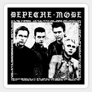 Depeche Mode 80s \\ Original Retro Tribute Design Magnet